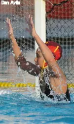 Tumua Anae had 21 saves in two games for the Trojans on Sunday.