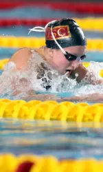 Junior Rebecca Soni enters the NCAAs with the nation's fastest 100y and 200y breast times.