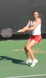 Amanda Fink won her 25th singles match of the year.