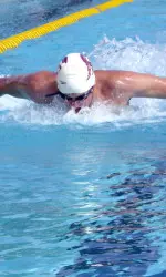 Senior Brandon Lovell was third in the 200y fly at the 2007 Pac-10 Championships