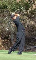 Sophomore Rory Hie tied his school record with a 62 in the first round.