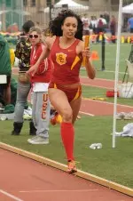 Senior Carol Rodriguez had the fastest women's 400m time of 51.89 at the Mt. SAC Relays.