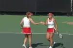 Amanda Fink & Gabi Niculescu are the Pac-10 Doubles Champions.
