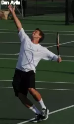 Senior Kaes Van't Hof and teammate Robert Farah are bound for the NCAA doubles semifinals.