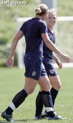 Amy Rodriguez has been named one of three forwards on the U.S. Olympic Team.