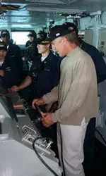 Pete Carroll taking Command of the Ship's Steering Wheel