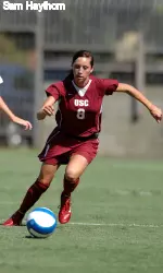 Ashli Sandoval tallied her 12th career assist in today's win.