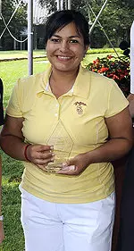 Lizette Salas, after finishing third at the 2008 Fall Preview.