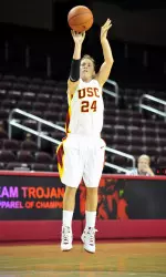 Ashley Corral had a team-high 16 points in USC's overtime win.