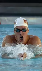 Vanni Mangoni recorded an NCAA 'B' cut Friday in the 400y IM.