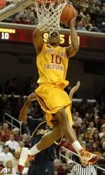 Freshman Demar DeRozan 8-of-12 against Cal.