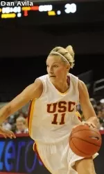 Brynn Cameron picked up USC's first Pac-10 Player of the Week honor of the season.