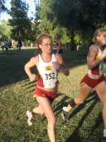 Freshman Theresa Kurth had a strong race today to finish as USC's fourth runner with a time of 18:52.54.