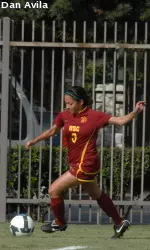 Alyssa Dávila leads the Trojans with eight goals so far this season.