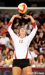 Sophomore setter Kendall Bateman has coordinated a USC offense that is second in the nation for kills
