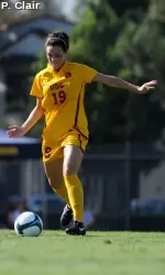 Megan Ohai scored in the 57th minute to net USC's Pac-10 opening win.