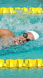 Junior Lyndsay DePaul won two events Friday at Arizona.
