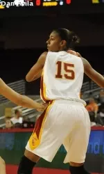 Briana Gilbreath picked up a late-game steal for a key stop and key points for USC.