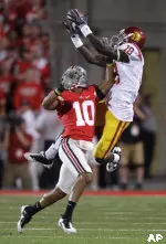 Damian Williams was named the Most Valuable Player of the USC football team on Sunday. (File Photo)