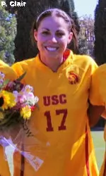 Marihelen Tomer earned Semifinalist honors for the Coach Wooden Citizenship Cup.