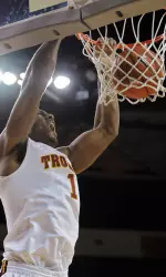 Southern California's  Alex Stepheson dunks the ball.