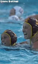 Trojan teammates Joelle Bekhazi and Forel Davies will face off at the Holiday Cup this week.