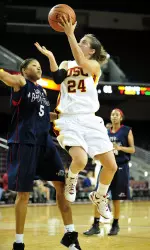 Ashley Corral had a game-high 19 points tonight vs. ASU.
