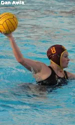 Alexandra Kiss served up five goals for the Trojans today.