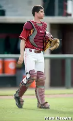 Robert Stock is leading the Trojans with a .324 batting average. He also has three saves on the mound and has thrown out 40.0% of baserunners this season