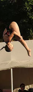 Alexis DeMond took seventh on platform Saturday at the NCAA Zone E Championships
