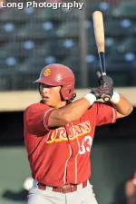 Ricky Oropesa went 3-for-3 at the plate in Sunday's 6-4 loss to Washington State