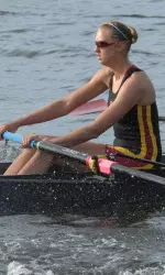 Freshman Magda Bloch has made an impact on USC's varsity eight boat.