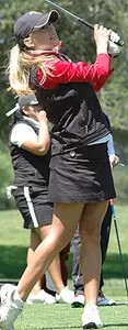 Junior Belen Mozo turned in a par 72 to lead USC into second place halfway through the 2009 NCAA Championships.