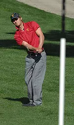 Senior Tom Glissmeyer tied with Matt Giles at 3-over 74 to lead Troy on Tuesday.