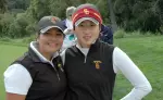 Lizette Salas (left) and Jennifer Song were given the Pac-10's top honors on Tuesday.