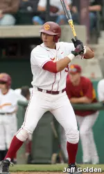 Ricky Oropesa earned Collegiate Baseball Freshman All-America honors after batting .314 with 13 home runs and 48 RBI for the Trojans