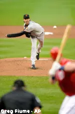 Former USC pitcher Randy Johnson became only the 24th pitcher in Major League Baseball history to record 300 wins in his career. Johnson threw six innings, allowing only one unearned run, as the San Francisco Giants beat the Washington Nationals, 5-1