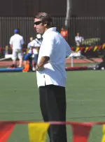 Coach Dan Lange is doing final tune-up with a strong group of athletes in preparation for the NCAA Championships. Among the athletes he is working with that will be competing are Eva Orban (hammer), Trey Henderson (hammer), Aaron Dan (discus), Kristine Busa (javelin), Corey White (javelin), Nia Ali (heptathlon) and Shana Woods (heptathlon).