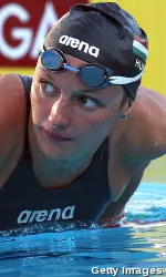 Katinka Hosszu, after the semifinal of the 200m butterfly Wednesday at the 2009 World Championships.