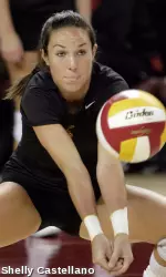 Senior libero Alli Hillgren and the USC women's volleyball team opens its 2009 season on Friday at Michigan State