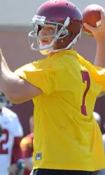 Matt Barkley has been named USC's starting quarterback, Coach Pete Carroll announced today.