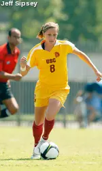 San Diego native Ashli Sandoval is USC's team captain for 2009.