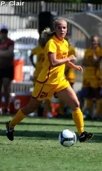 Chelsea Buehning is a force on the Trojan back line this season.