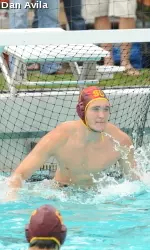 Joel Dennerley helped back up a powerful USC defense today in La Jolla.