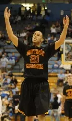 Dwight Lewis scored a game-high 24 points in USC's 67-46 victory at UCLA on Jan. 16. Lewis currently stands 17th on USC's all-time scoring list with 1,282 points, 25 points behind Taj Gibson who is in 16th place.