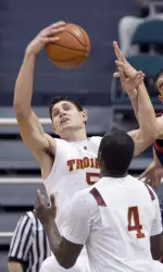 Nikola Vucevic had 10 rebounds vs. Washington State on Thursday and has eight double-digit rebound games this season.