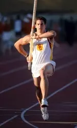 Senior Brandon Estrada broke into USC's all-time top 10 in the pole vault last season, now he has his sights on clearing 18 feet.