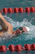 Lyndsay DePaul broke the pool record in the 100y fly for the second day in a row.