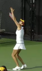 Valeria Pulido and Alison Ramos faced the top seed in the ITA quarters.