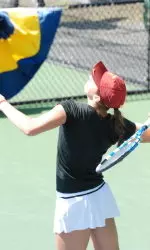 Maria Sanchez is one of five Trojans with singles and doubles action on tap tomorrow.